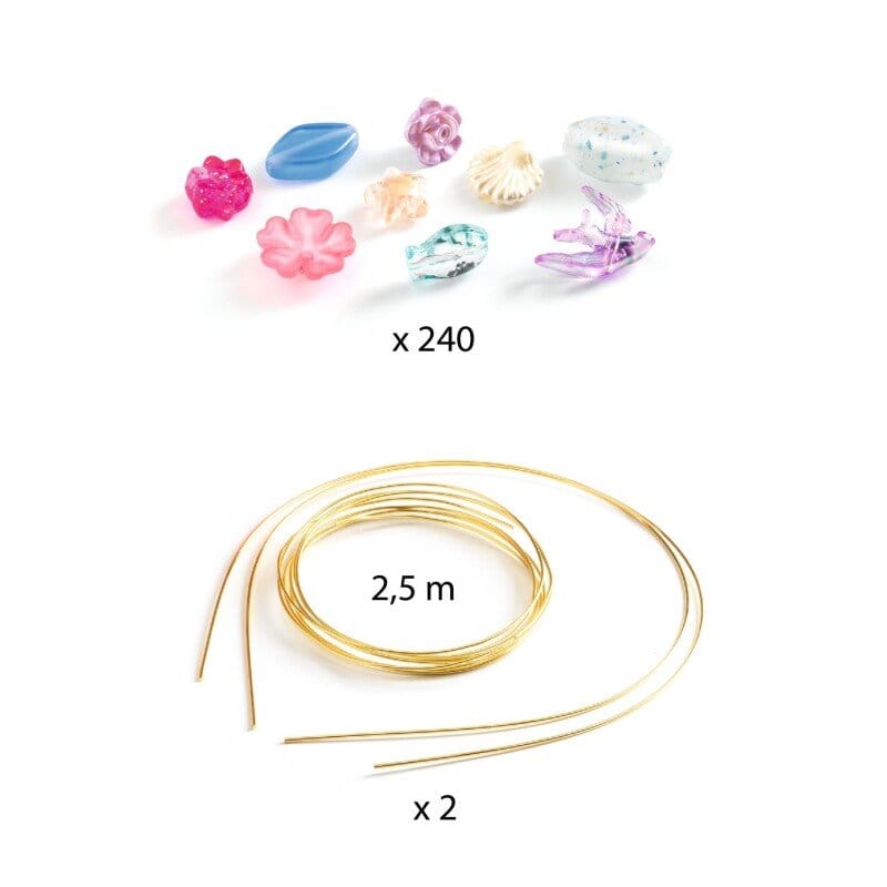 Villem Djeco helmeste komplekt - kaks tiaarat Sinine Djeco