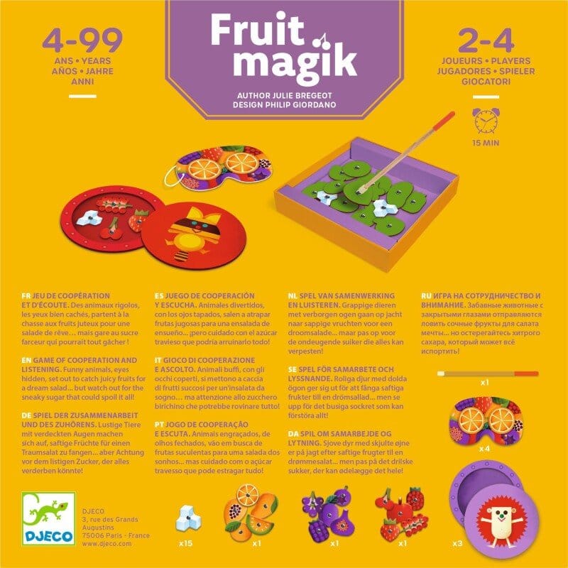 Villem DJECO Lauamäng- Fruit Magik Djeco