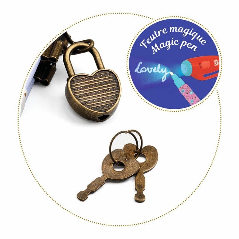 Villem DJECO lukuga märkmik ja maagiline pliiats - Fiona Djeco