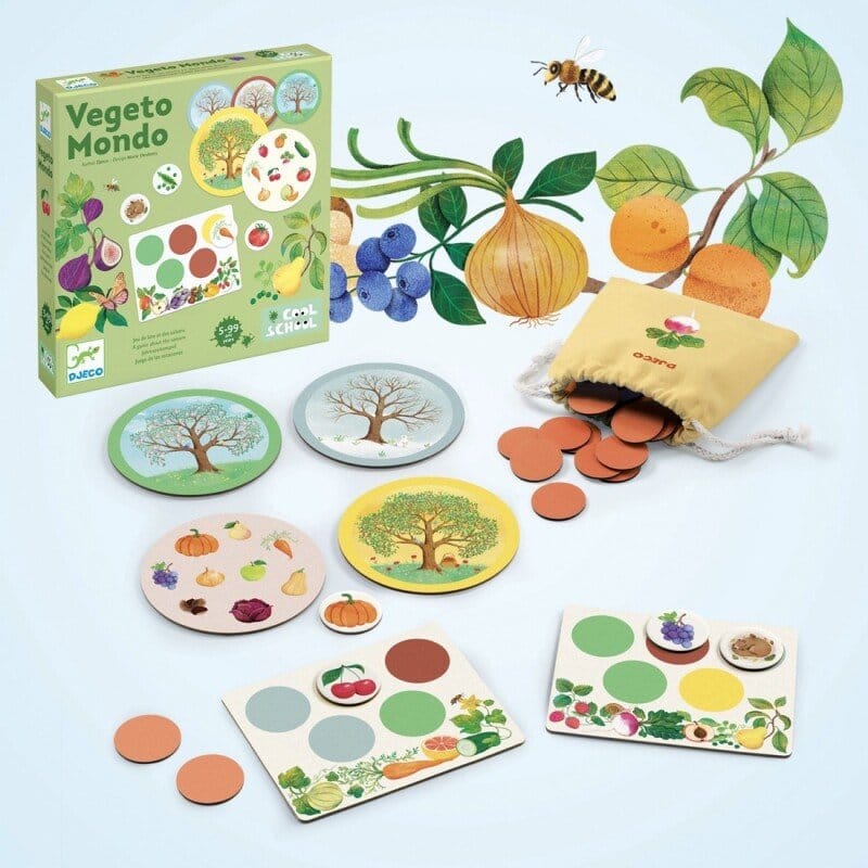 Villem DJECO õppemäng- Loto Vegeto Mondo Djeco