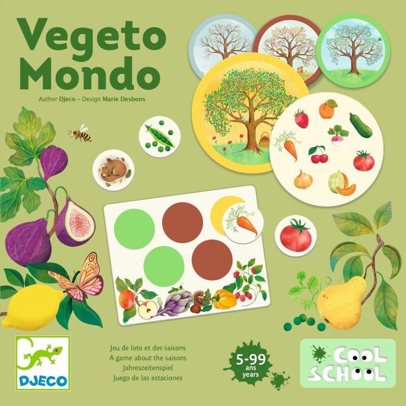 Villem DJECO õppemäng- Loto Vegeto Mondo Djeco