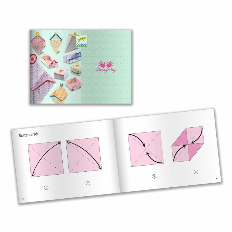 Villem Djeco origiami meisterdamiskomplekt Väikesed Karbid Djeco