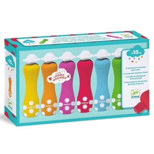Villem Djeco täpimarkerid 6 tk Djeco