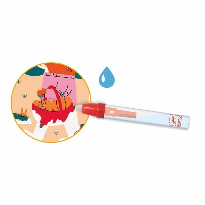 Villem DJECO veega värvitavate piltide komplekt Aastaajad Djeco