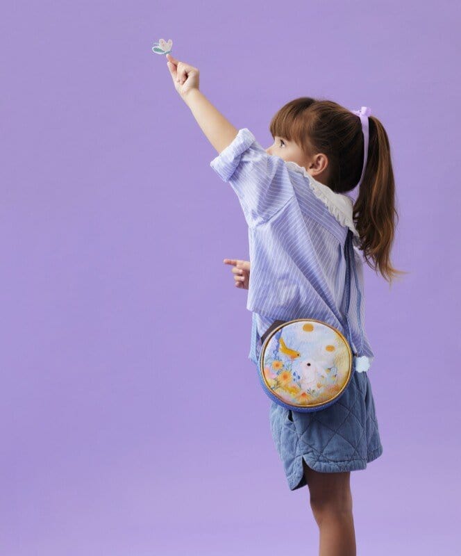 Villem Ümmargune õlakott - Valge jänes Djeco