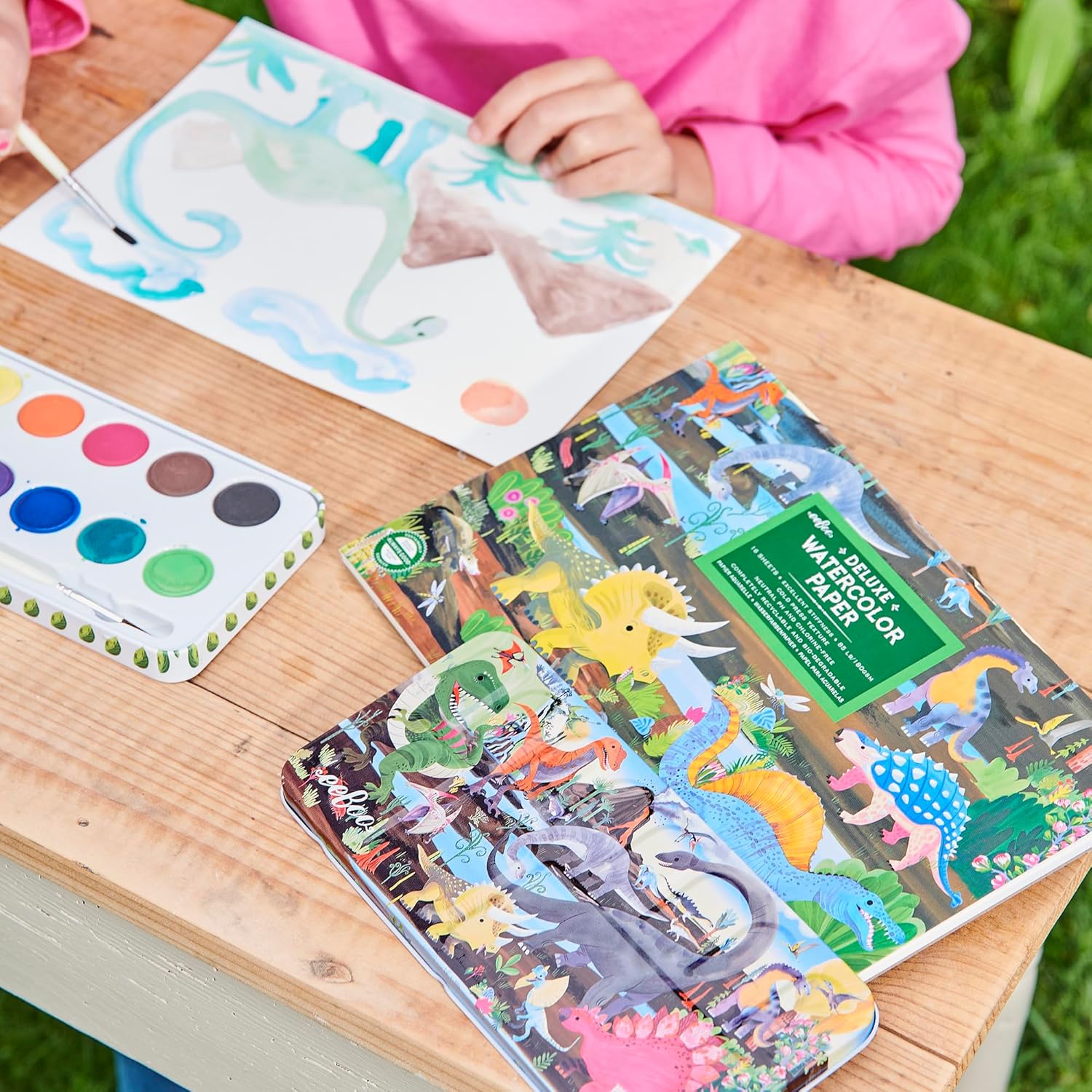 Villem EEBOO Dinosaur vesivärvid 12 tooni EEBOO