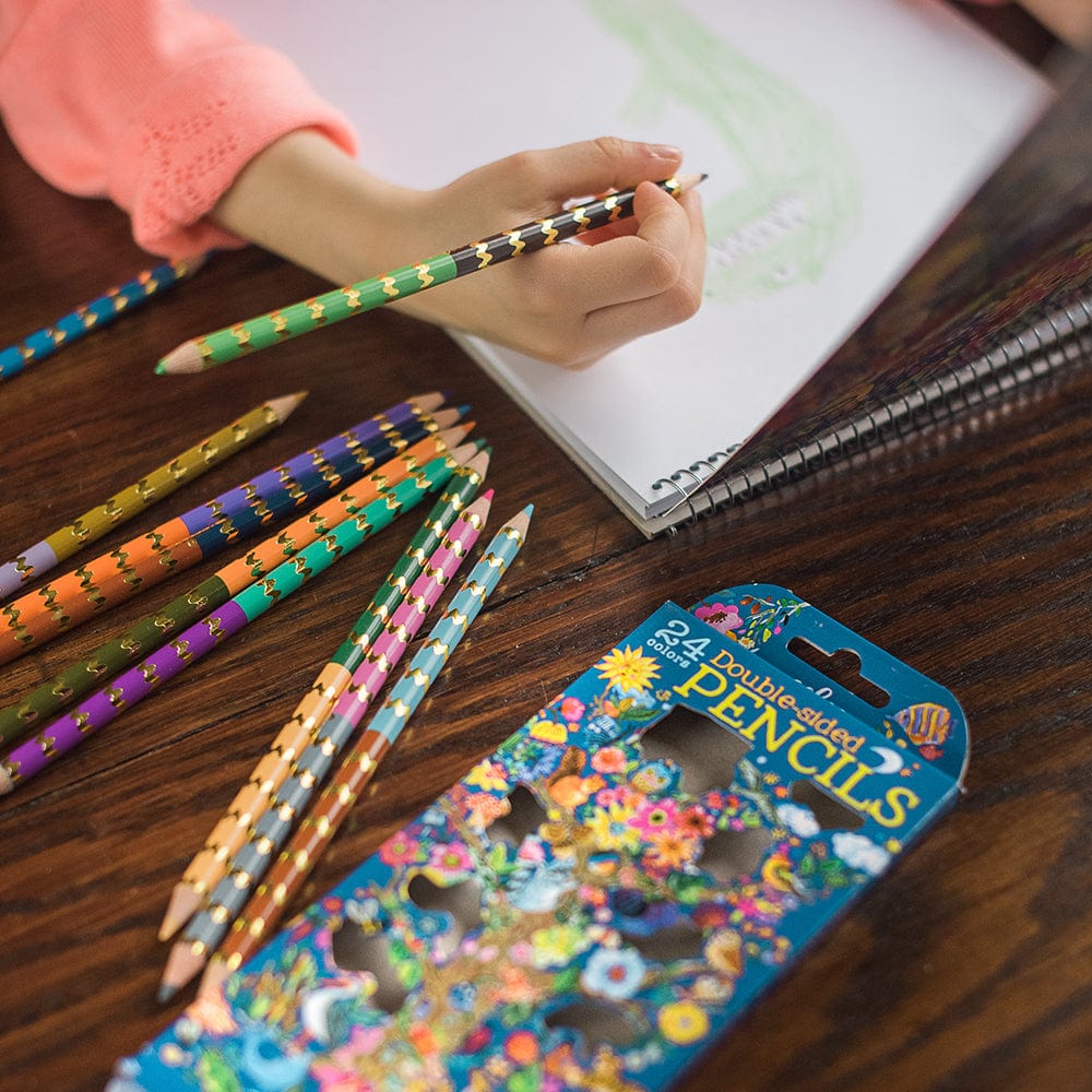 Villem EEBOO Tree of Life kahepoolsete värvipliiatsite komplekt 12 tk EEBOO