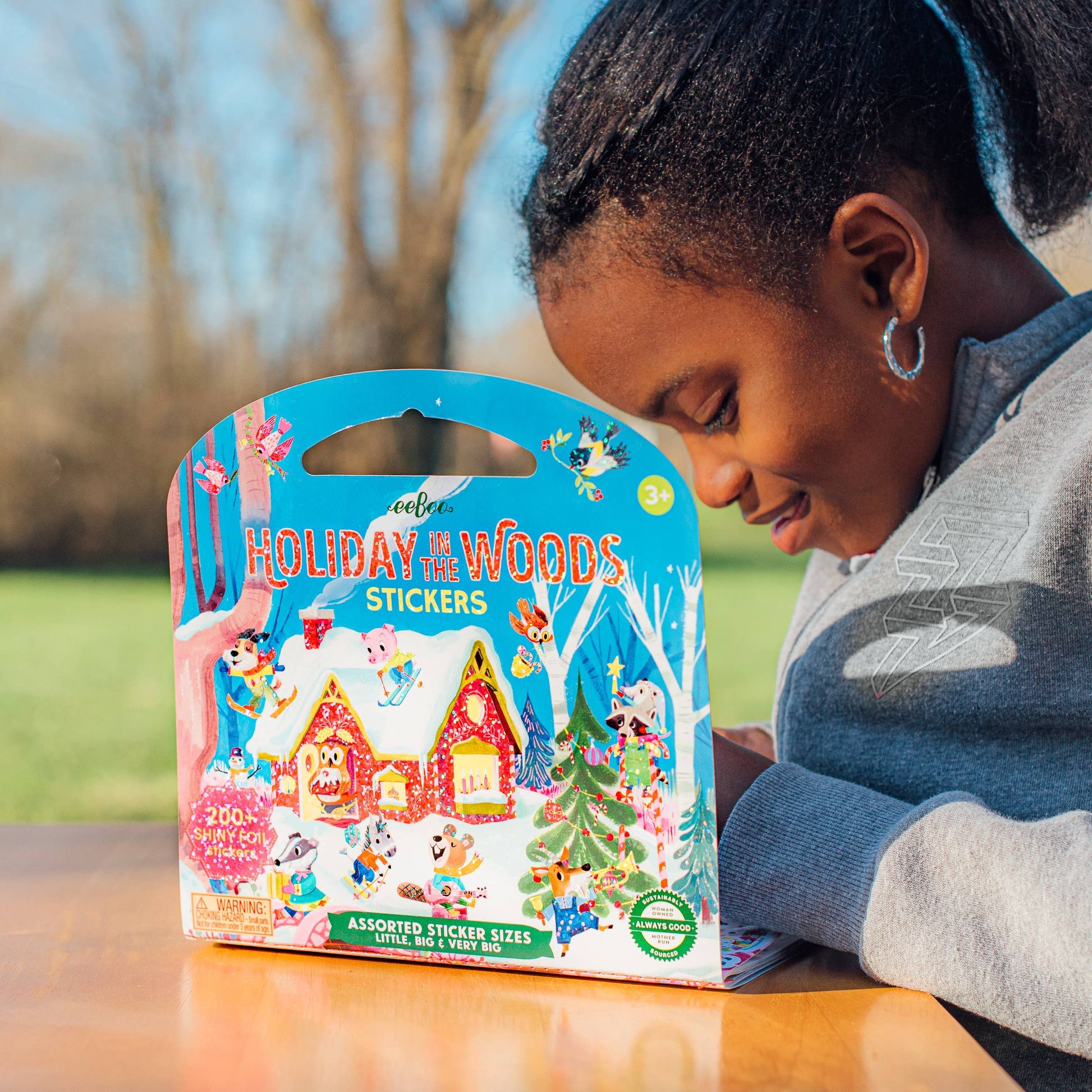 Villem Holiday in the Woods Shiny Stickers *Holiday* eeBoo