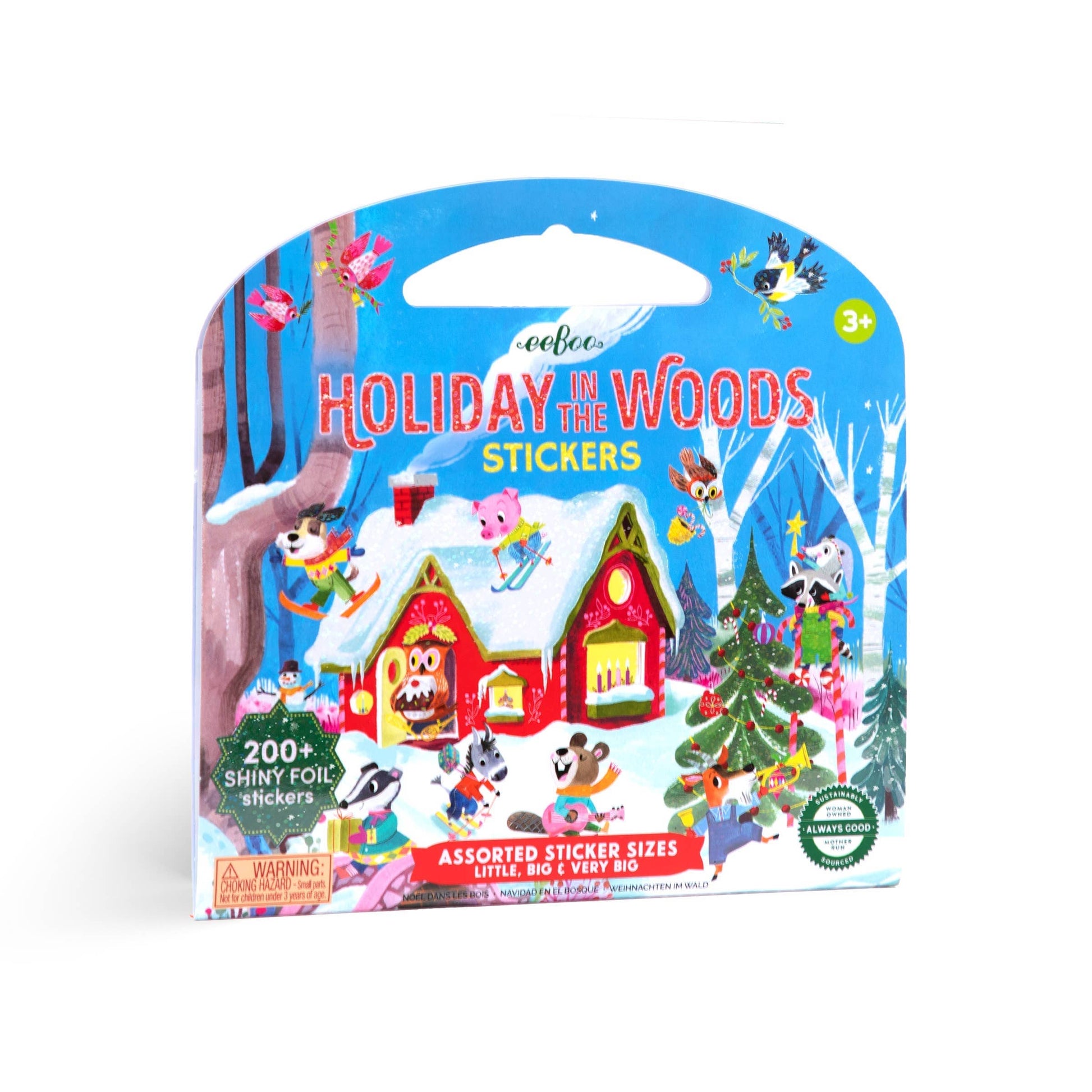 Villem Holiday in the Woods Shiny Stickers *Holiday* eeBoo