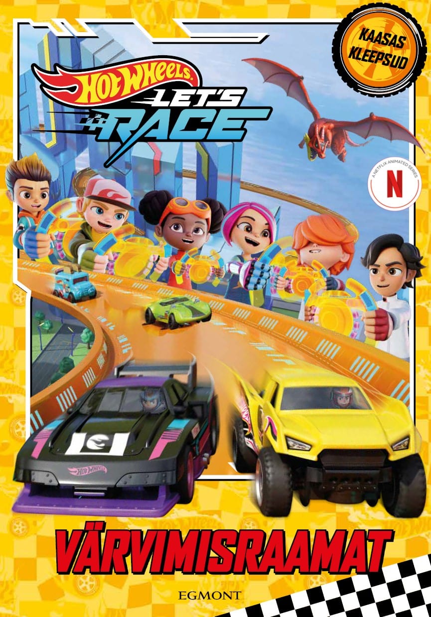 Villem Hot Wheels värviraamat kleepsudega EGMONT