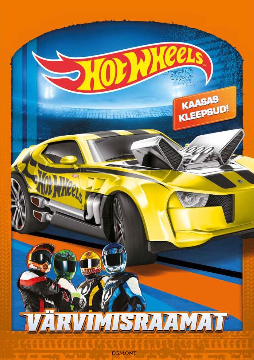 Villem Hot Wheels värviraamat kleepsudega EGMONT