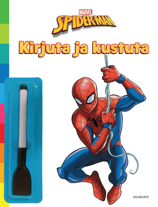 Villem Spiderman. Kirjuta ja kustuta tegelusraamat EGMONT