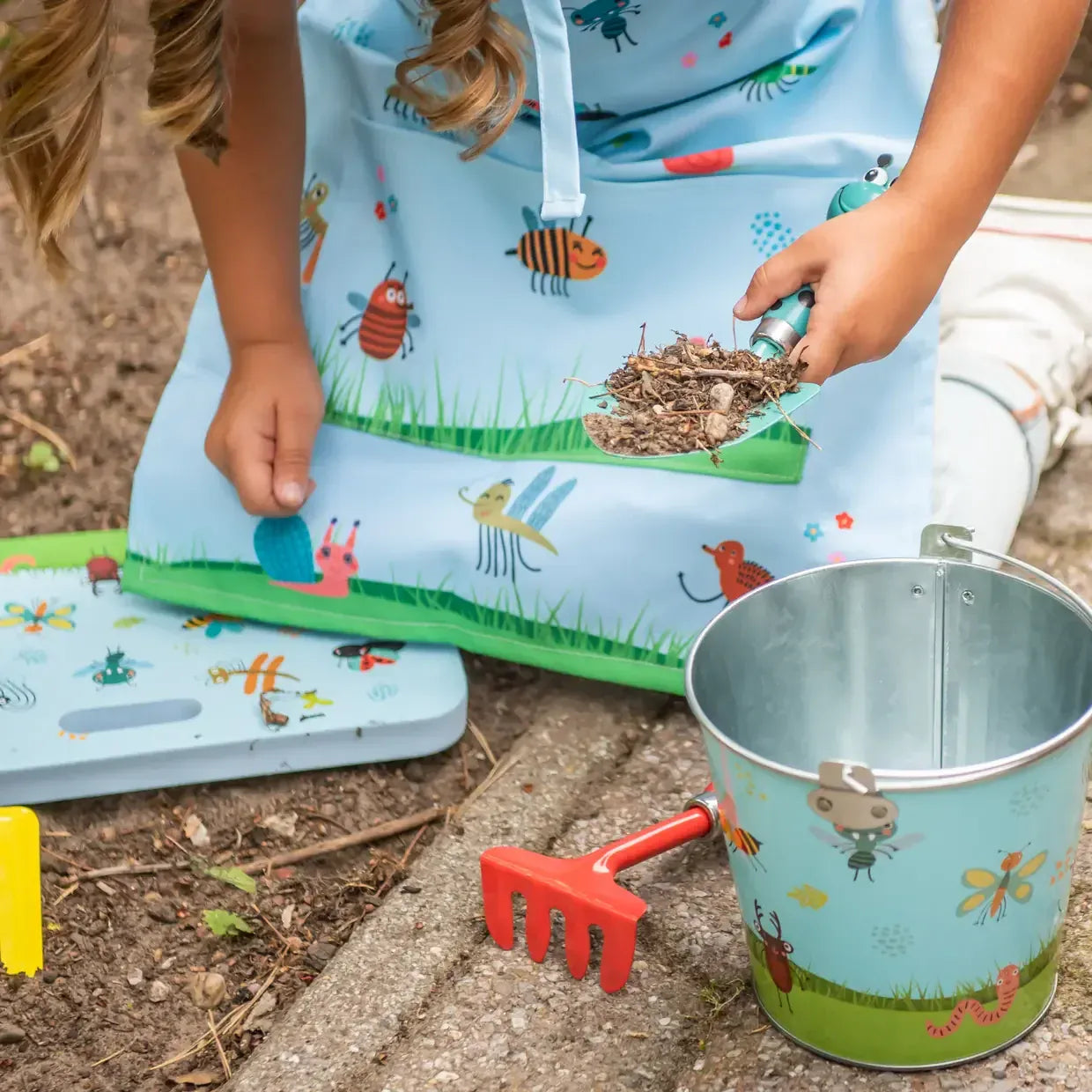 Villem Laste aiatööriistade komplekt 3 tk putukamotiiviga Esschert Design