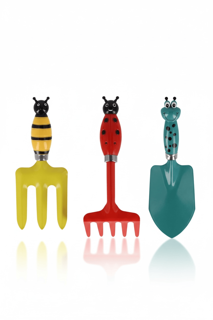 Villem Laste aiatööriistade komplekt 3 tk putukamotiiviga Esschert Design