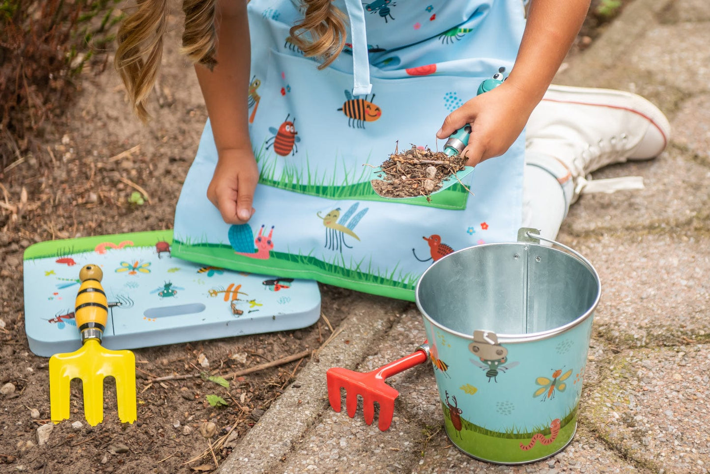 Villem Laste aiatööriistade komplekt 3 tk putukamotiiviga Esschert Design