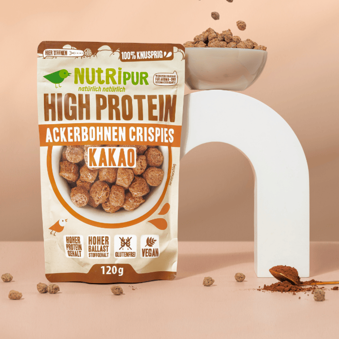 Villem Nutripur Kõrge valgusisaldusega põldoa krõbinad kakaoga 120g ETTETELLIMINE, TARNE JAANUARIS!