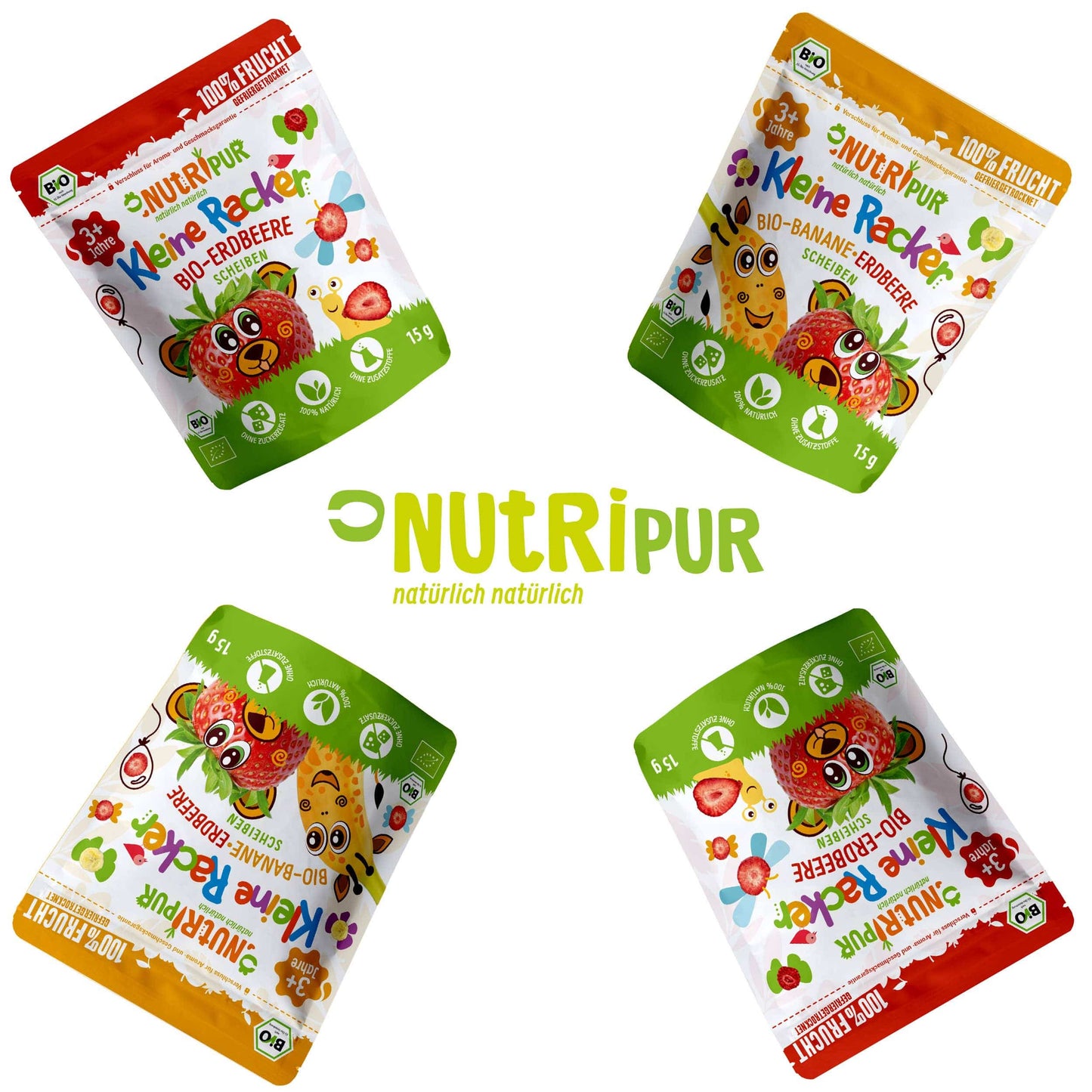 Villem Nutripur Külmkuivatatud mahe maasikaiviilud 15g ETTETELLIMINE, TARNE JAANUARIS!