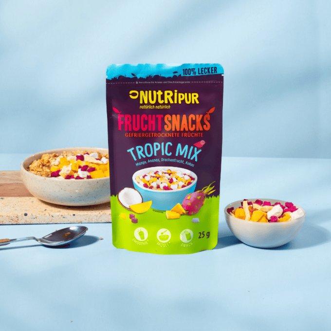 Villem Nutripur Külmkuivatatud puuviljasegu Tropic Mix 25g ETTETELLIMINE, TARNE JAANUARIS!