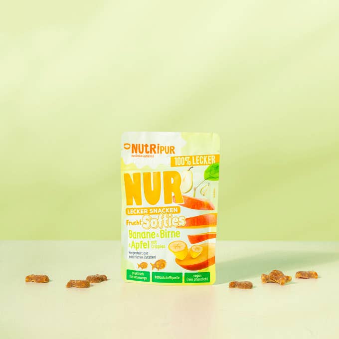 Villem Nutripur puuviljakummikommid banaani, pirni ja õunaga krõbinatega 35g ETTETELLIMINE, TARNE JAANUARIS!