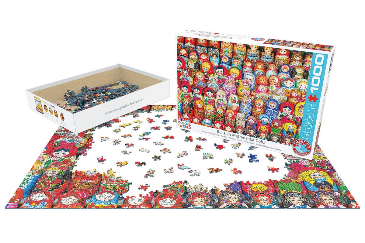 Villem Pusle Matryoshka Dolls 1000 tk Eurographics Puzzles Europe