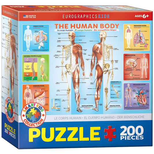 Villem Pusle The Human Body #2 200 tk Eurographics Puzzles Europe