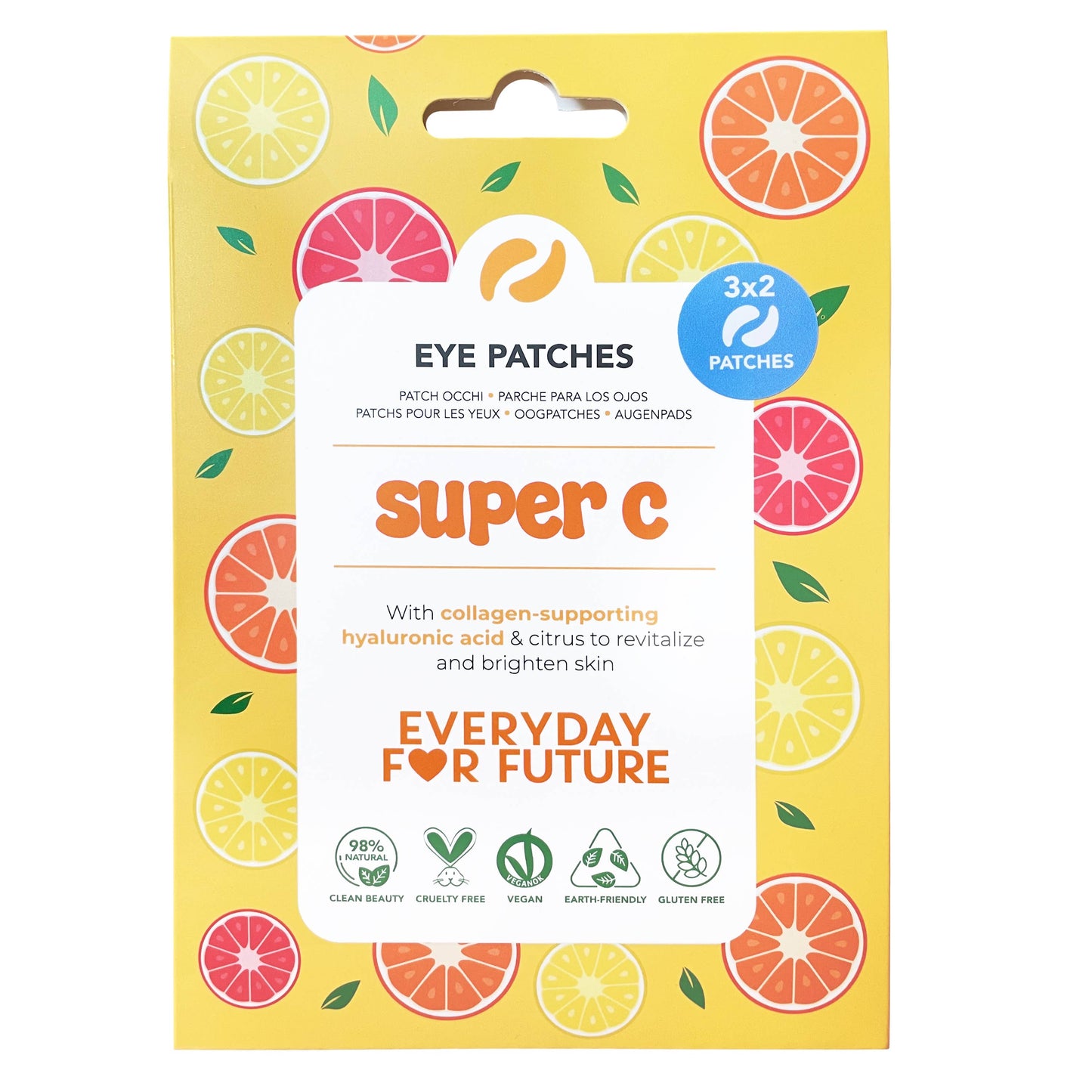 Villem Brightening Anti-Age Eye Patches with Hyaluronic Acid Everyday For Future