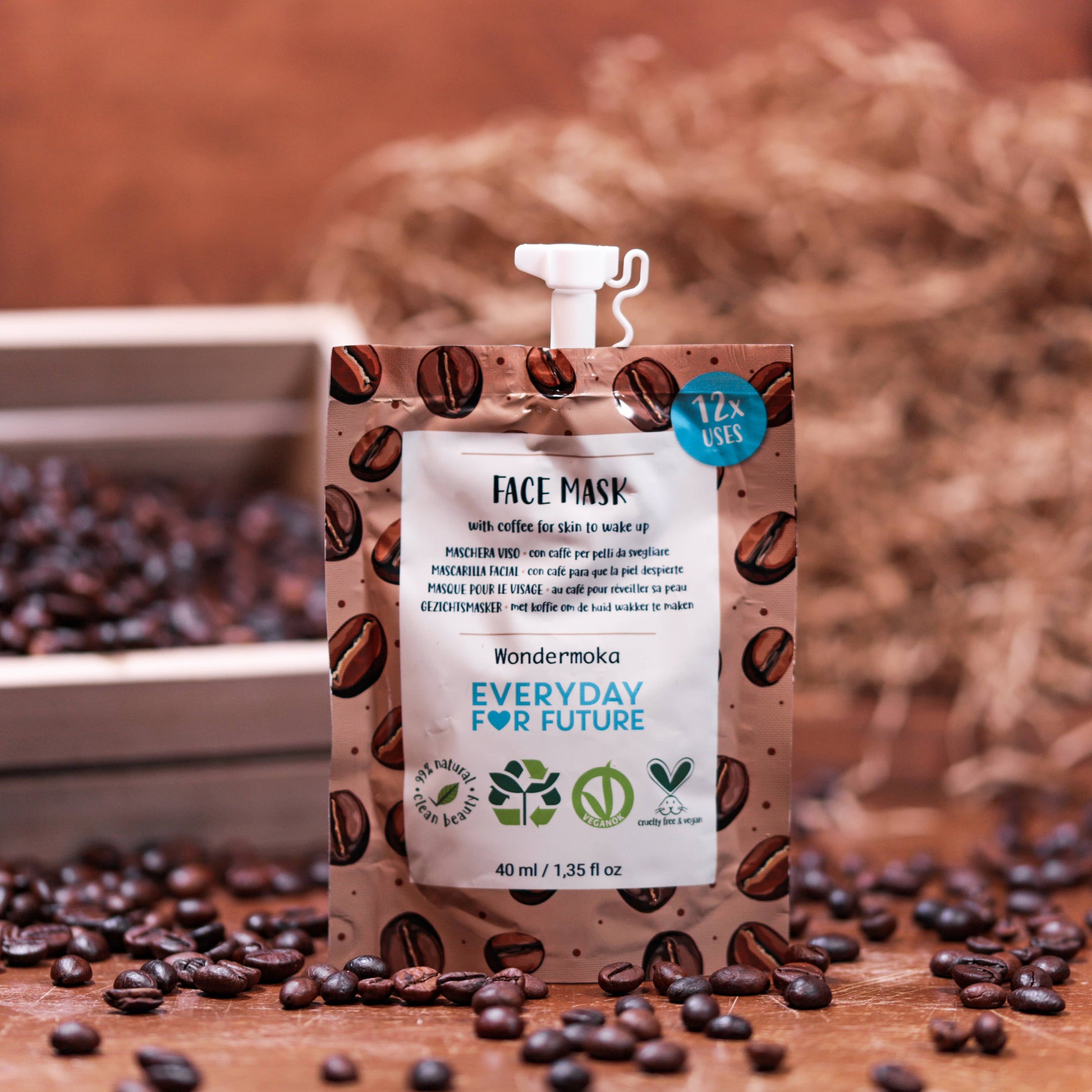 Villem Energizing Face Mask with Coffee Oil Everyday For Future