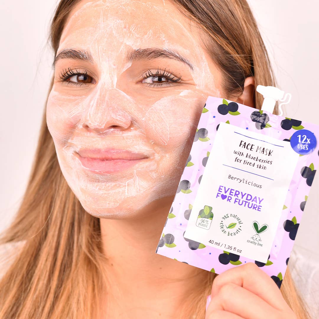 Villem Firming Face Mask with Blueberry Extract Everyday For Future