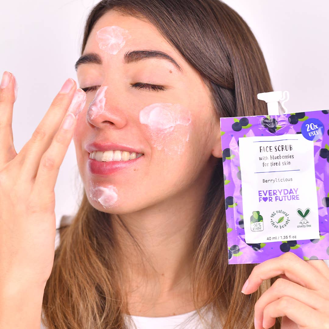 Villem Firming Face Scrub with Blueberry Extract Everyday For Future