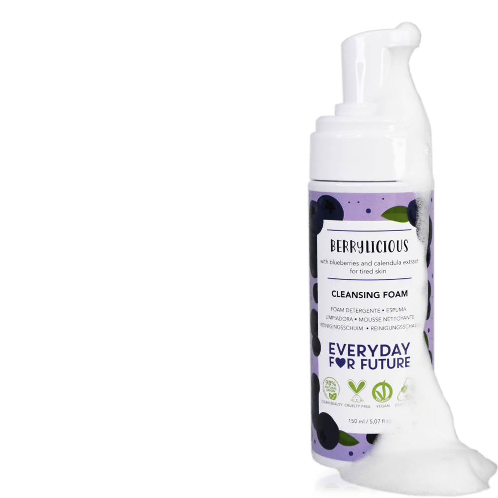 Villem Foam with Blueberry Extract - Gentle Facial Cleanser Everyday For Future