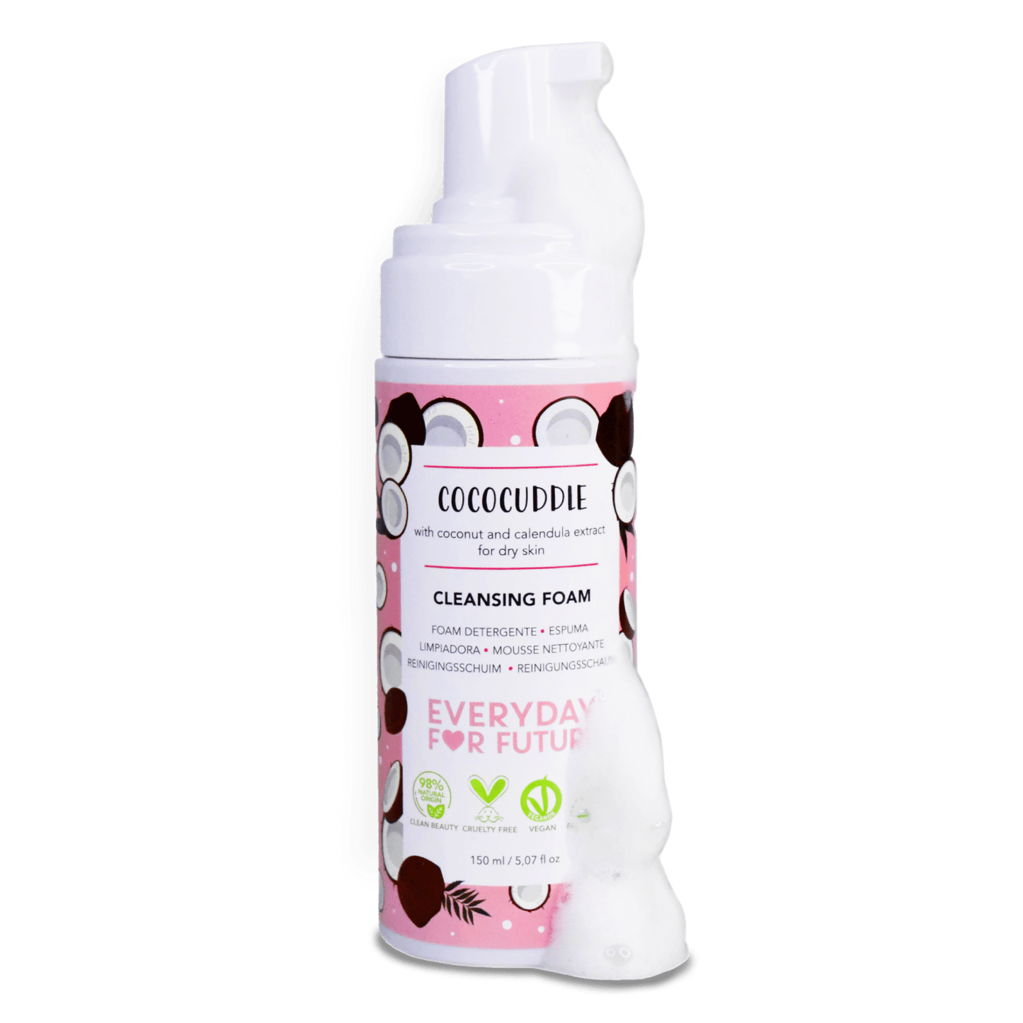 Villem Foam with Coconut Extract - Gentle Facial Cleanser Everyday For Future