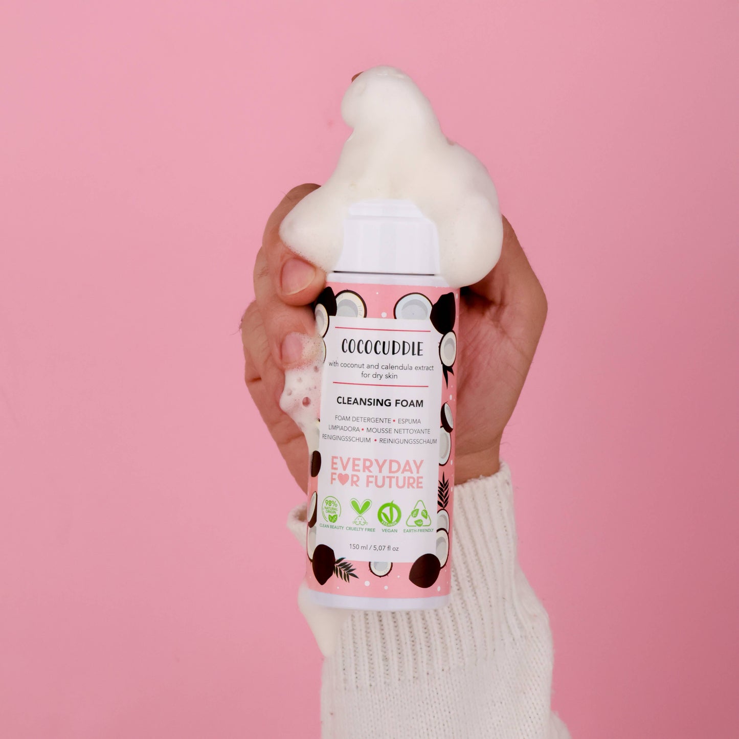 Villem Foam with Coconut Extract - Gentle Facial Cleanser Everyday For Future