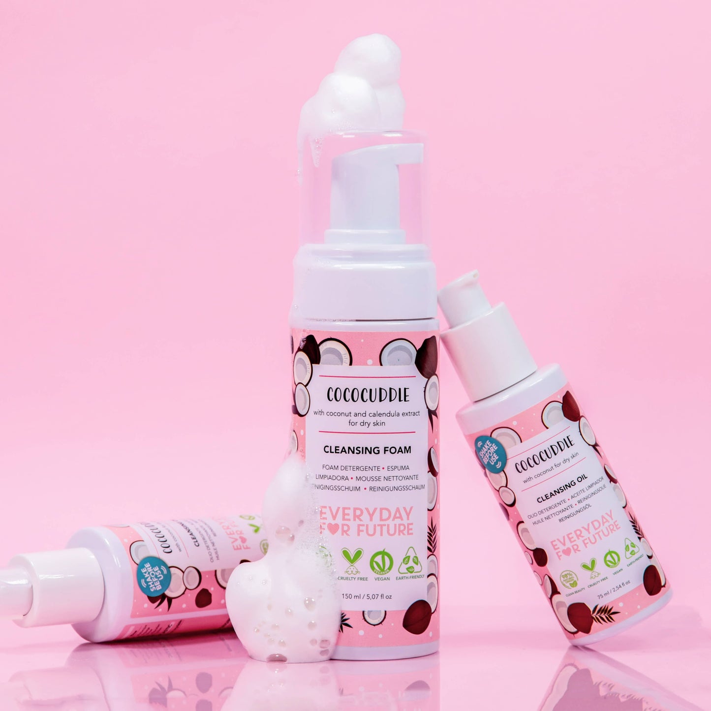 Villem Foam with Coconut Extract - Gentle Facial Cleanser Everyday For Future