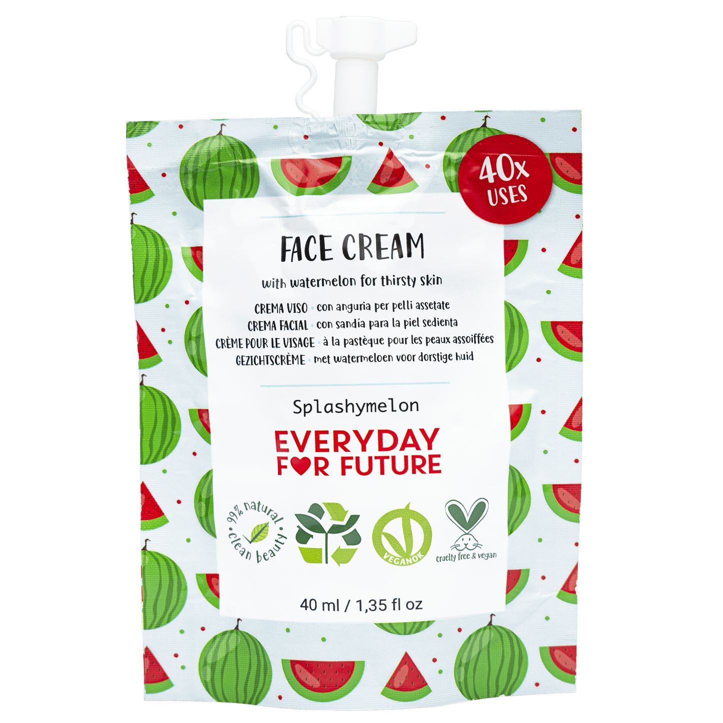 Villem Hydrating Face Cream with Watermelon Extract Everyday For Future