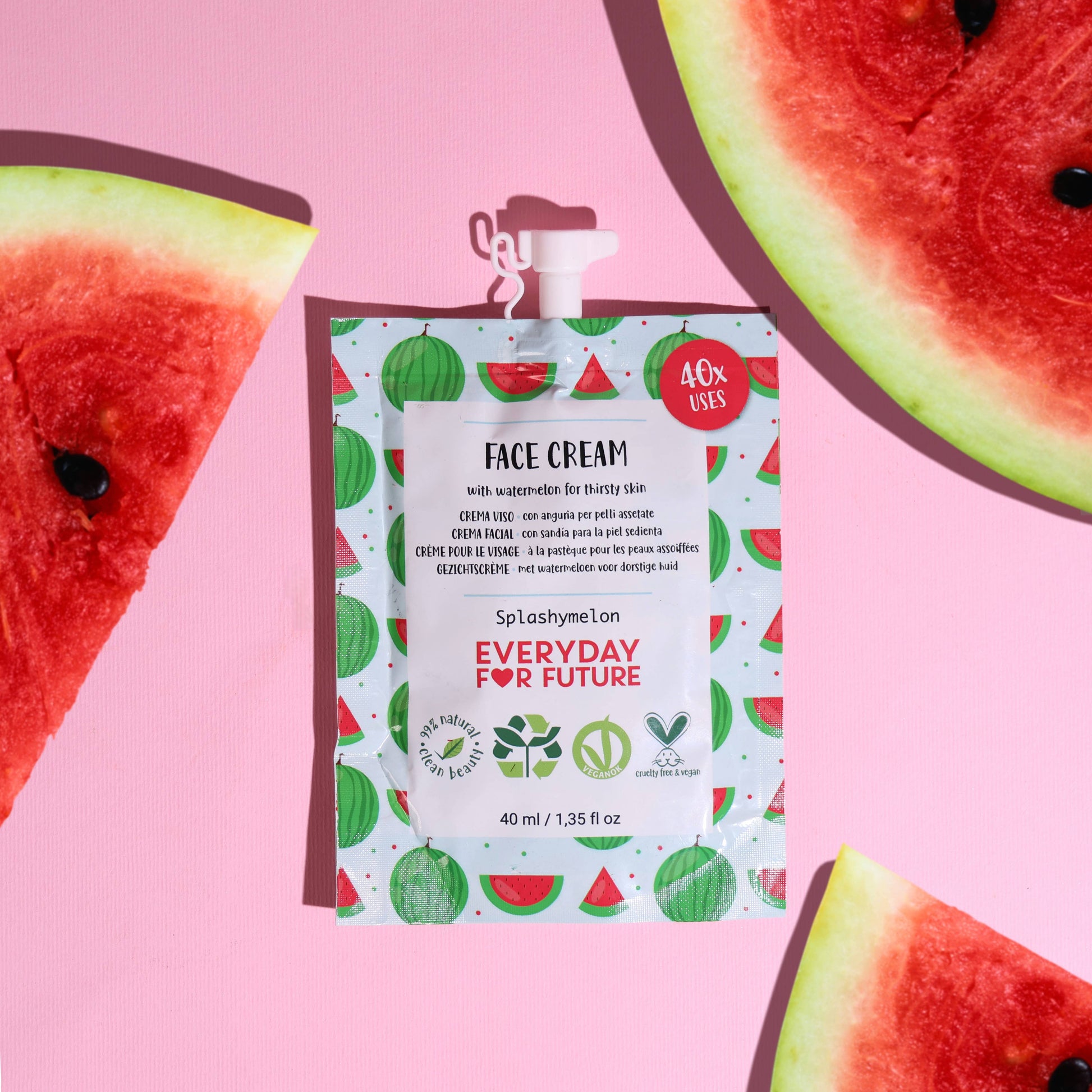 Villem Hydrating Face Cream with Watermelon Extract Everyday For Future