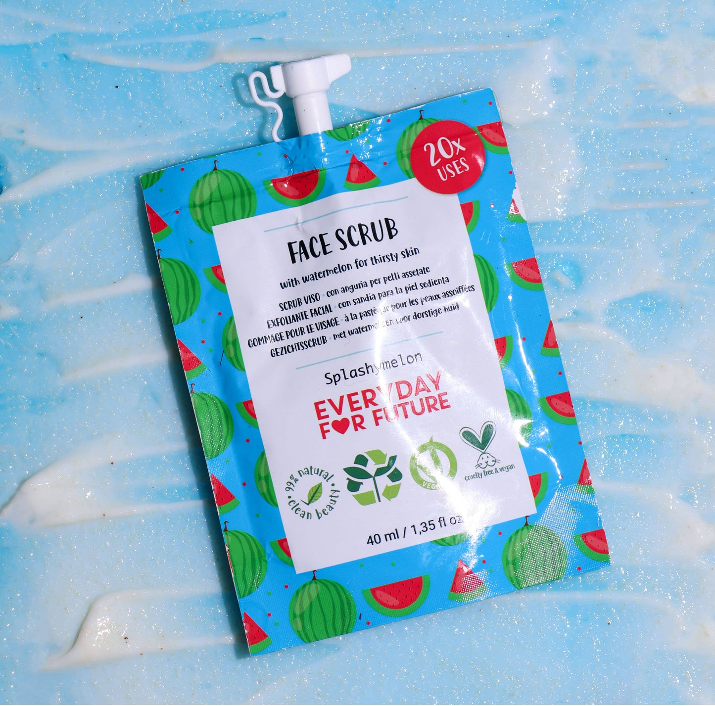 Villem Hydrating Face Scrub with Watermelon Extract Everyday For Future