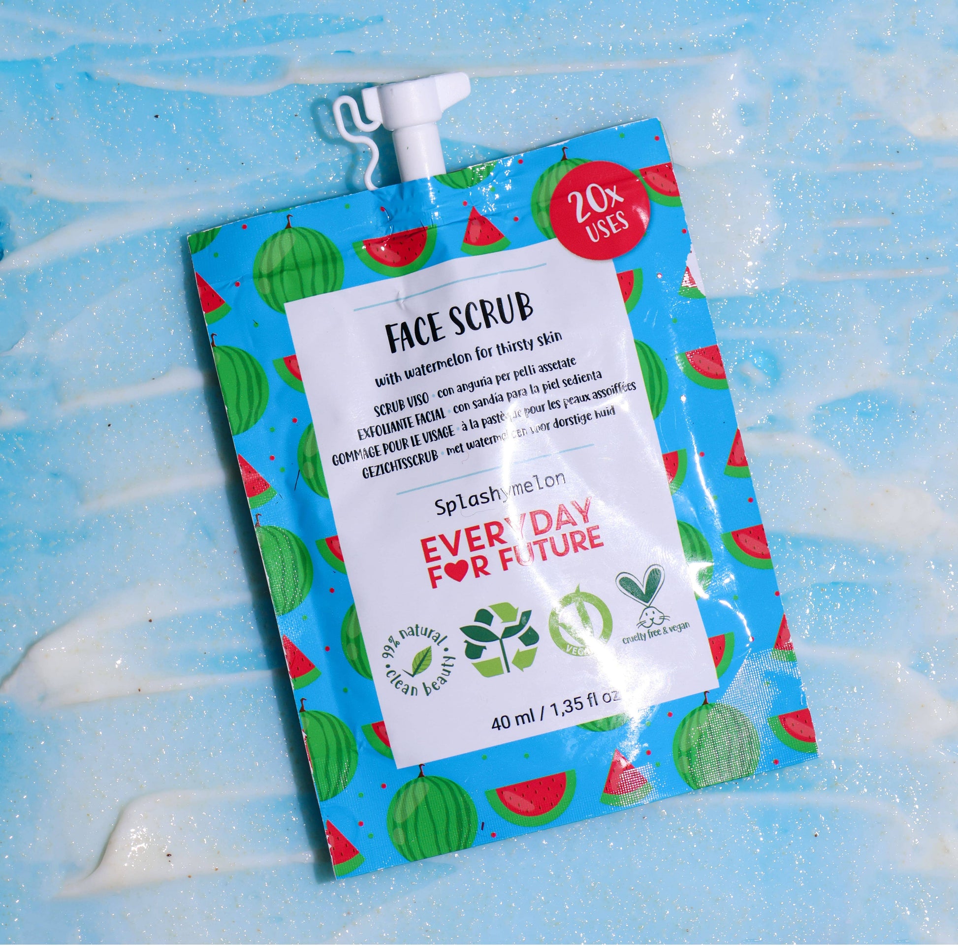Villem Hydrating Face Scrub with Watermelon Extract Everyday For Future