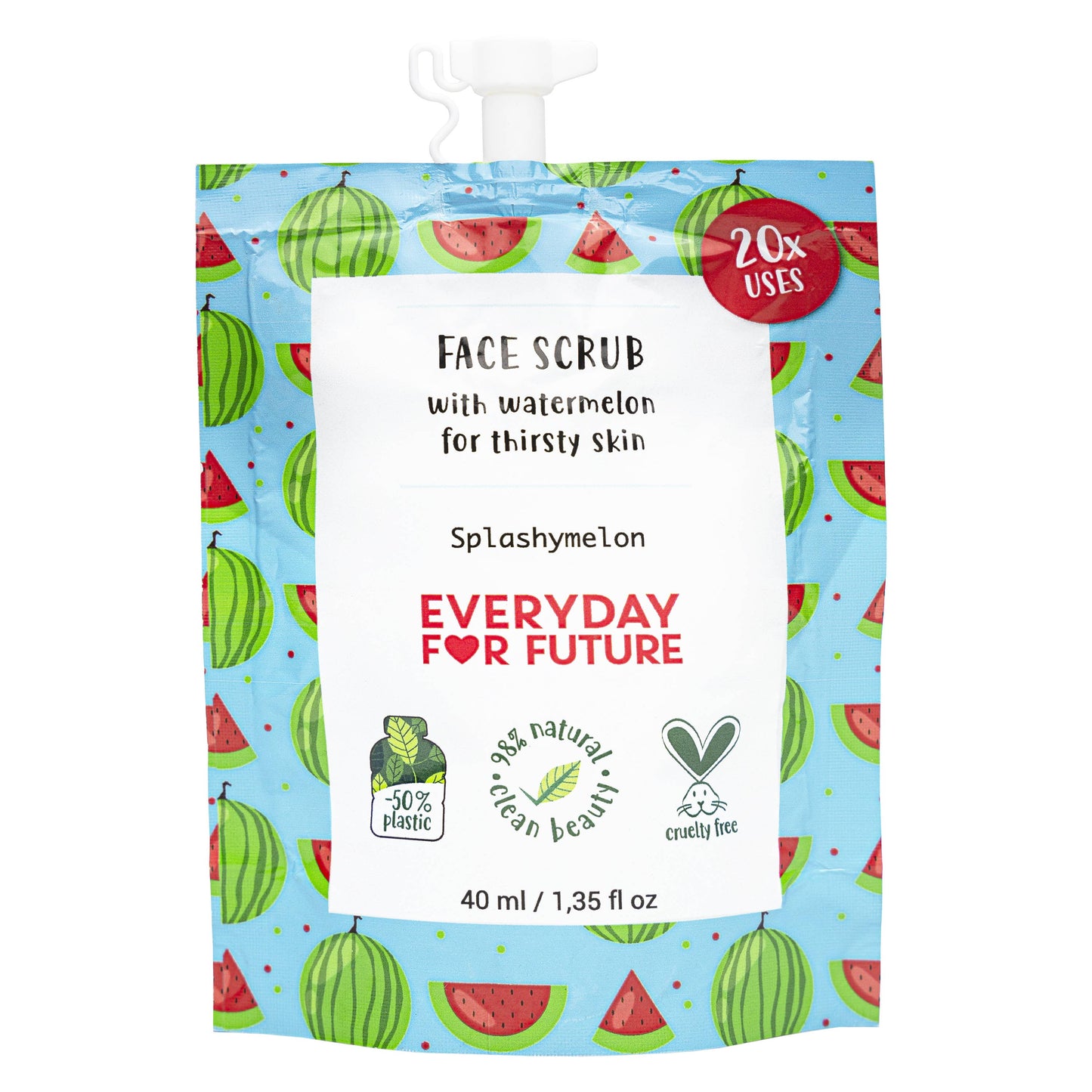 Villem Hydrating Face Scrub with Watermelon Extract Everyday For Future