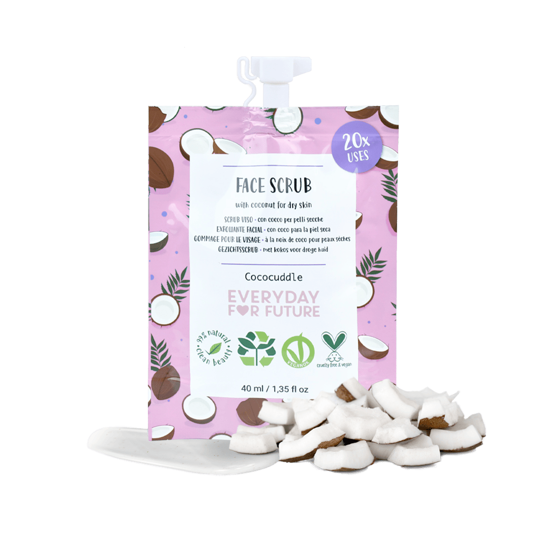 Villem Moisturizing Face Scrub with Coconut Oil Everyday For Future