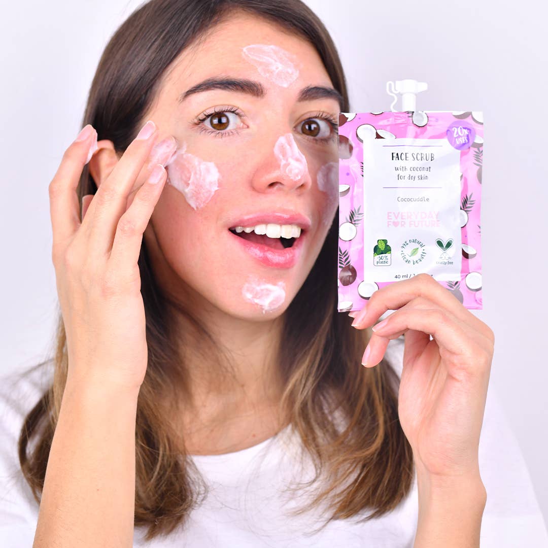 Villem Moisturizing Face Scrub with Coconut Oil Everyday For Future