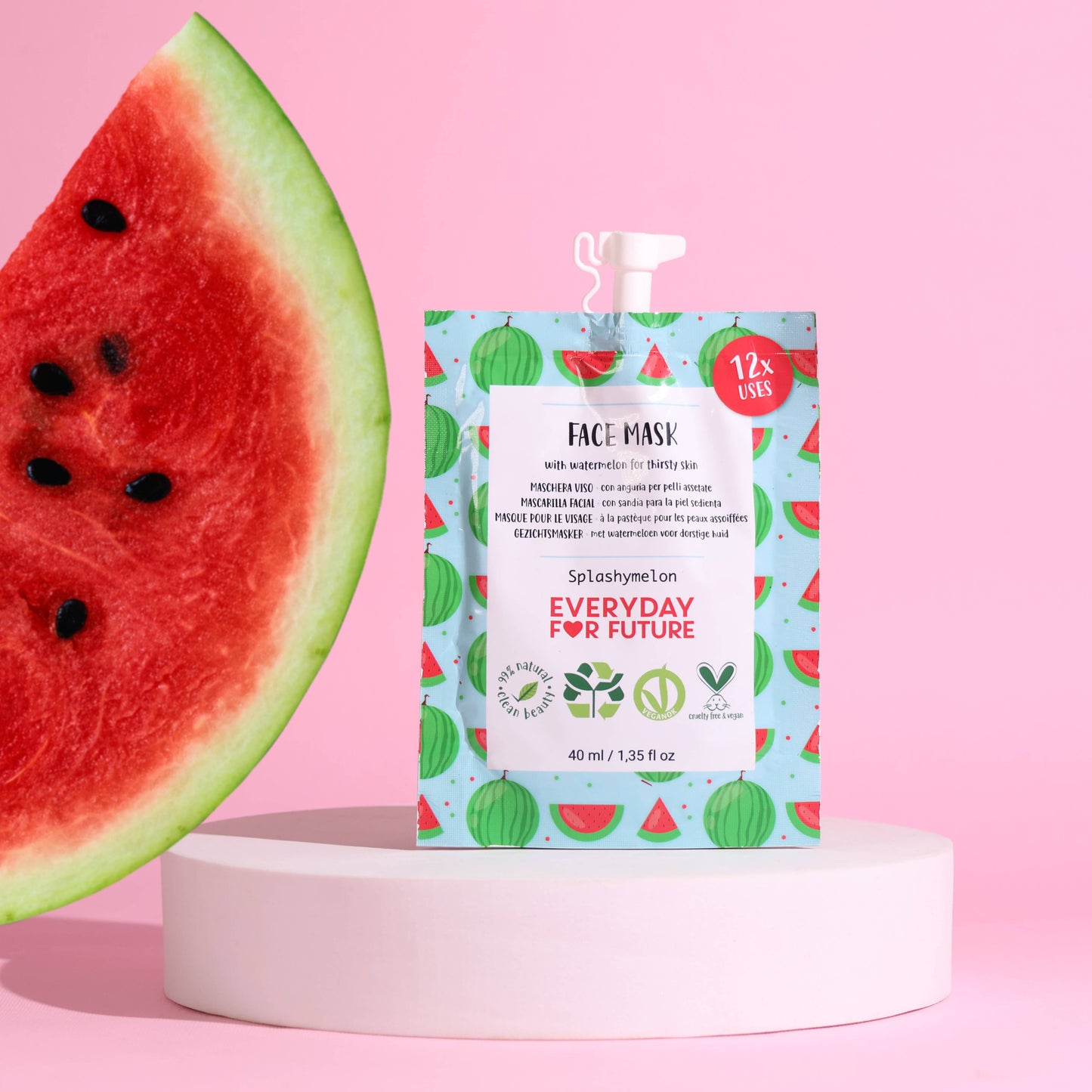 Villem Niisutav näomask arbuusiekstraktiga Everyday For Future