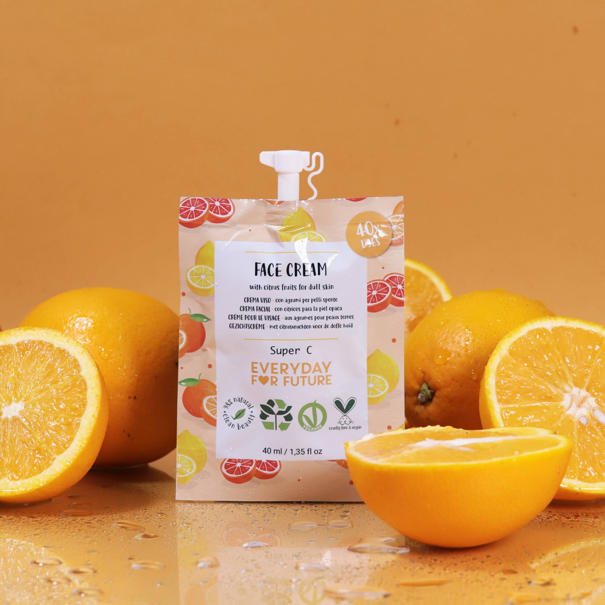 Villem Värskendav näokreem apelsini- ja laimiekstraktiga Everyday For Future