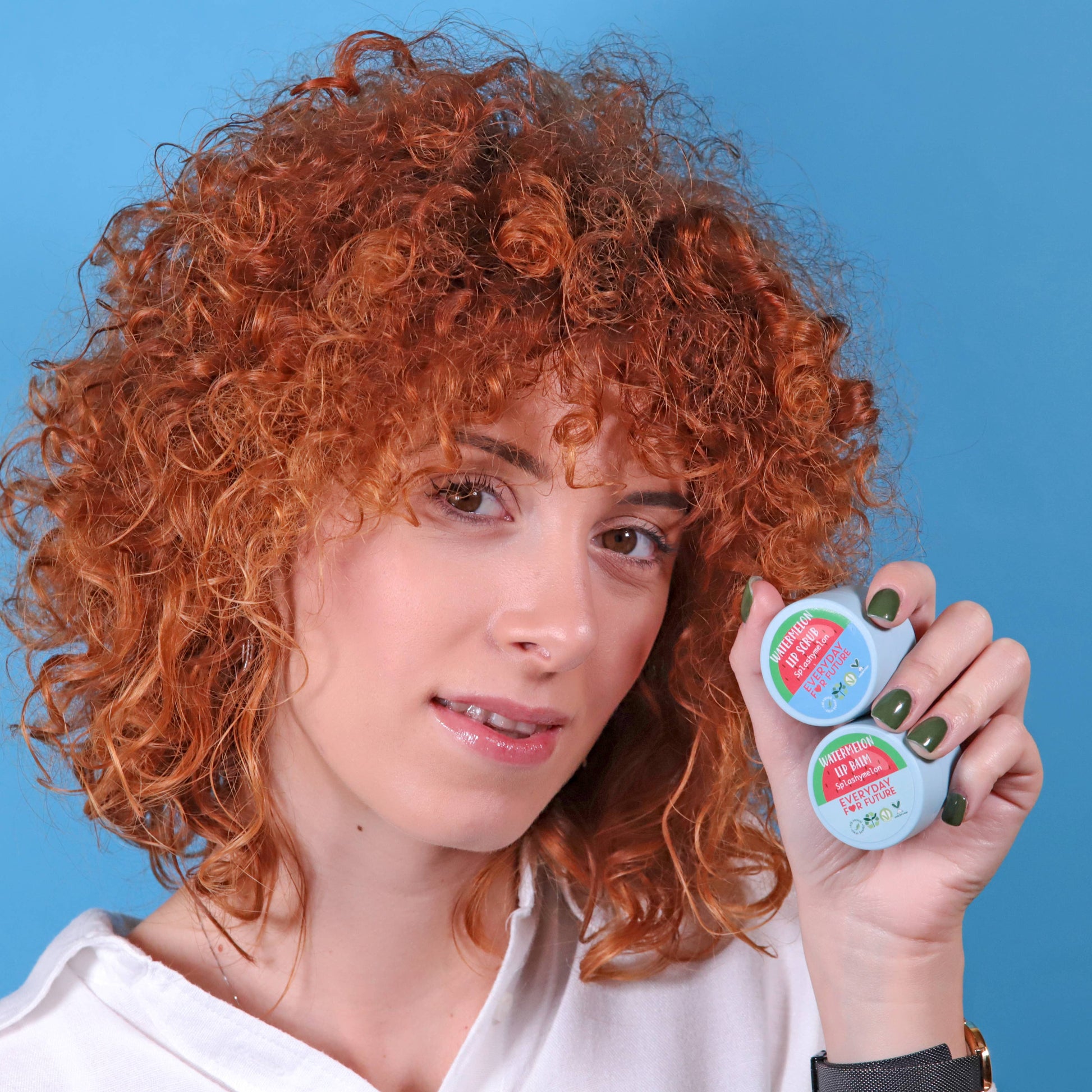 Villem Watermelon huulehoolduskomplekt – huulekoorija ja huulepalsam Everyday For Future