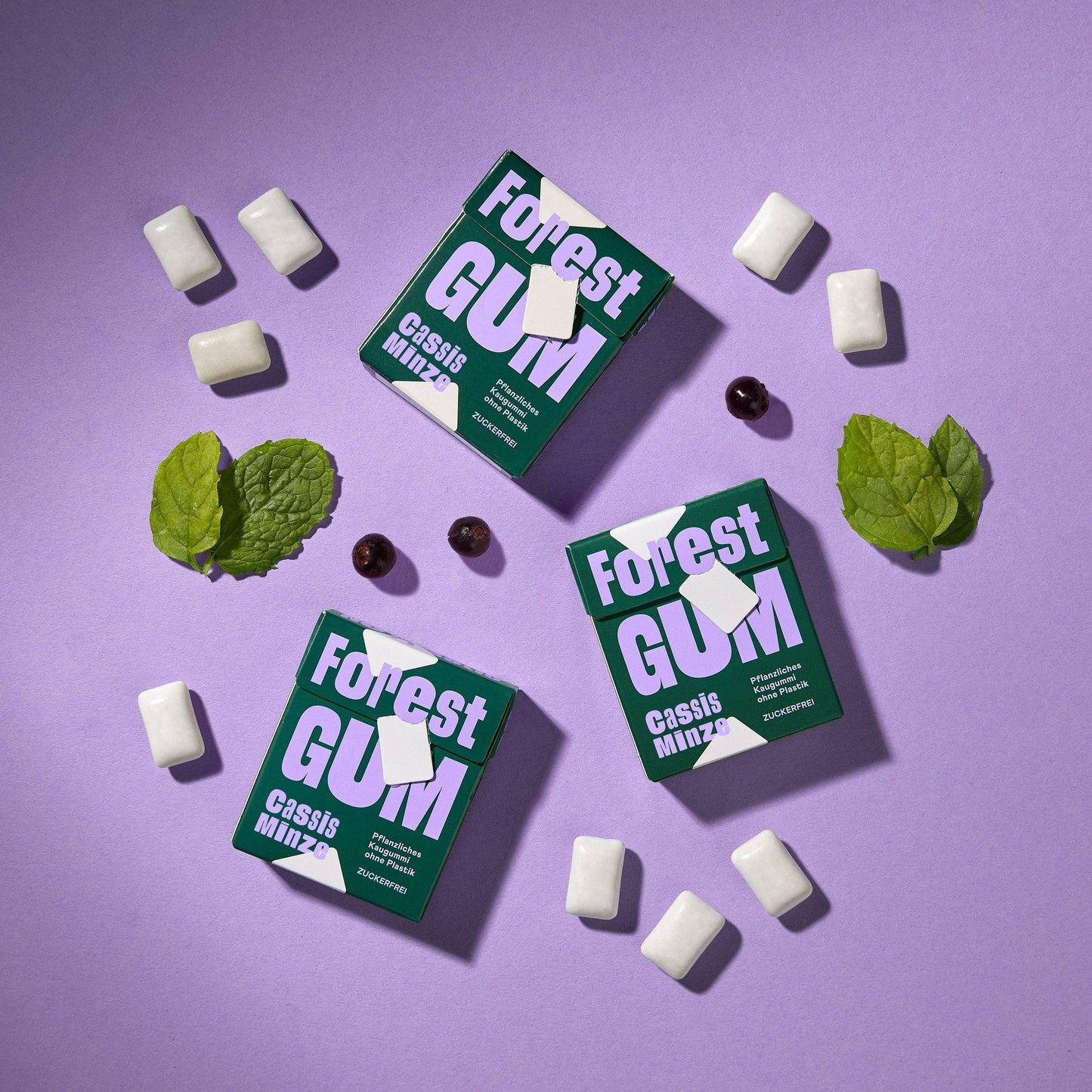 Villem Cassis & Mint närimiskumm 20g Forest Gum