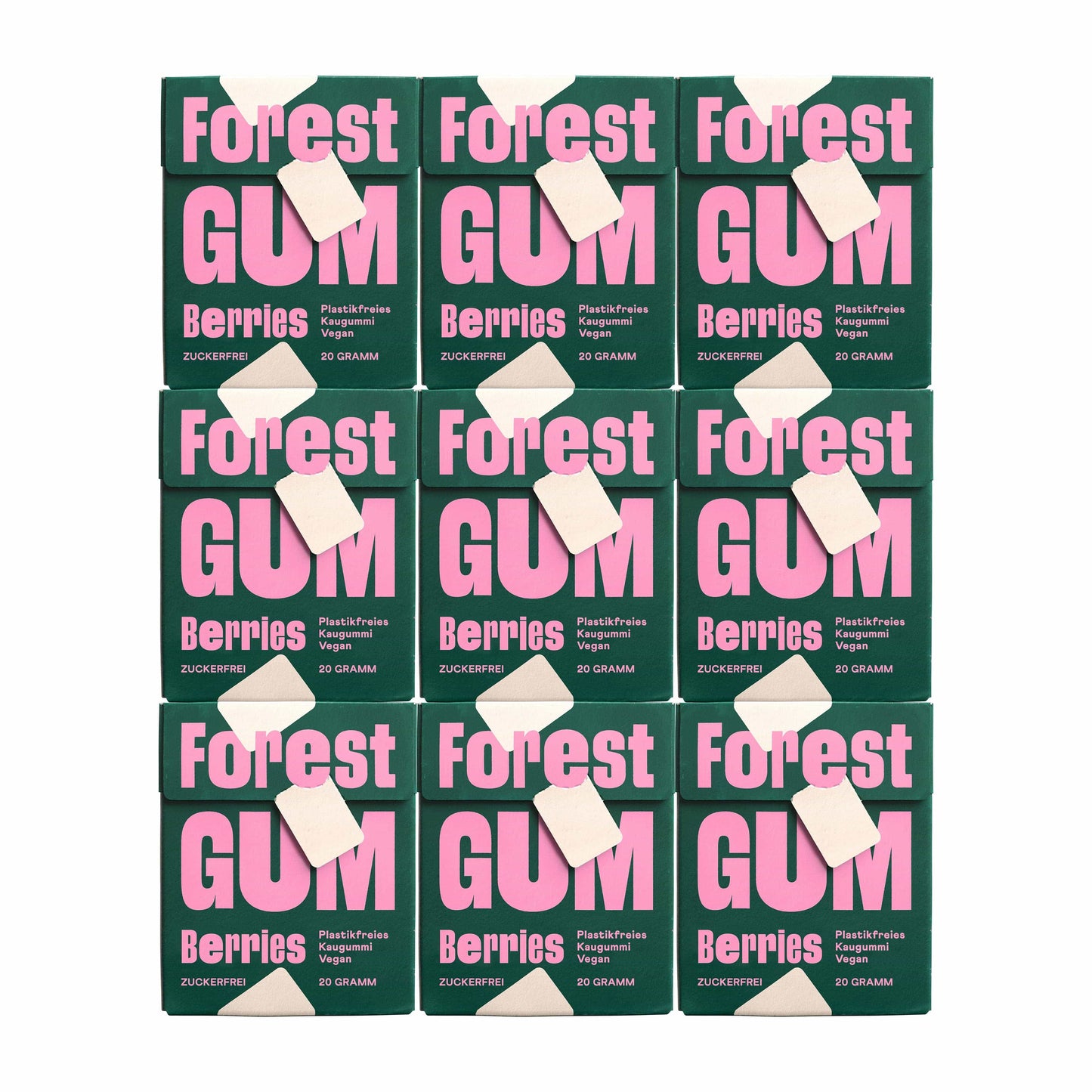 Villem Kaugummi Berries 18x: 18er Pack Forest Gum