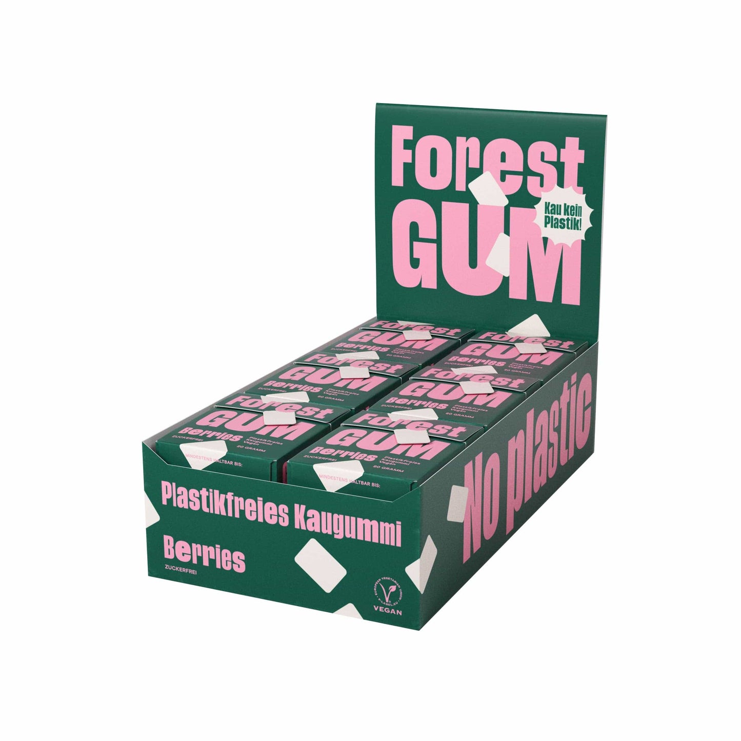 Villem Kaugummi Berries 18x: 18er Pack Forest Gum