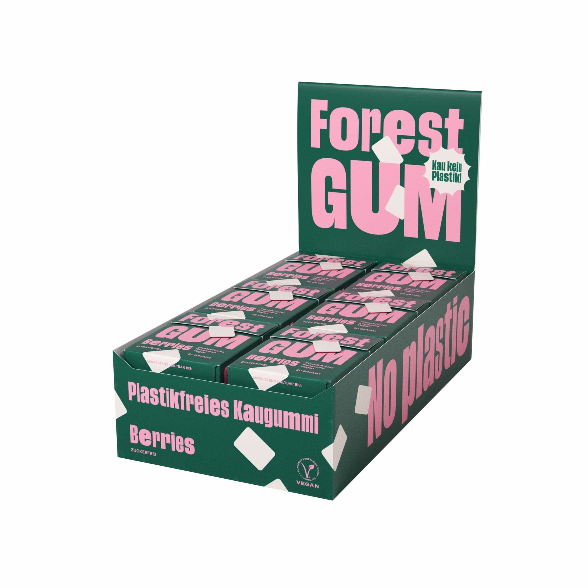 Villem Kaugummi Berries 18x: 18er Pack Forest Gum