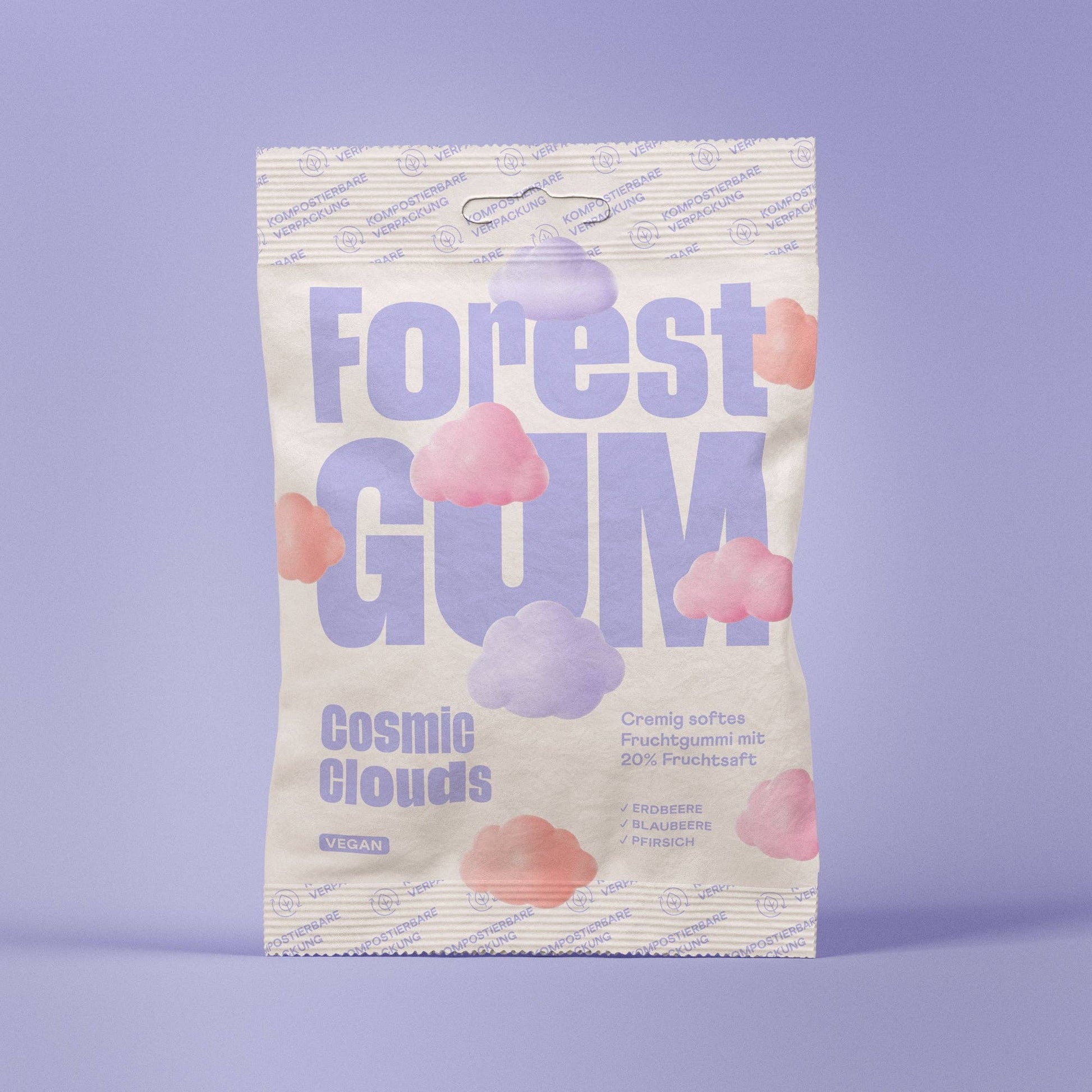 Villem Vegan Fruchtgummi Cosmic Clouds 12x Forest Gum