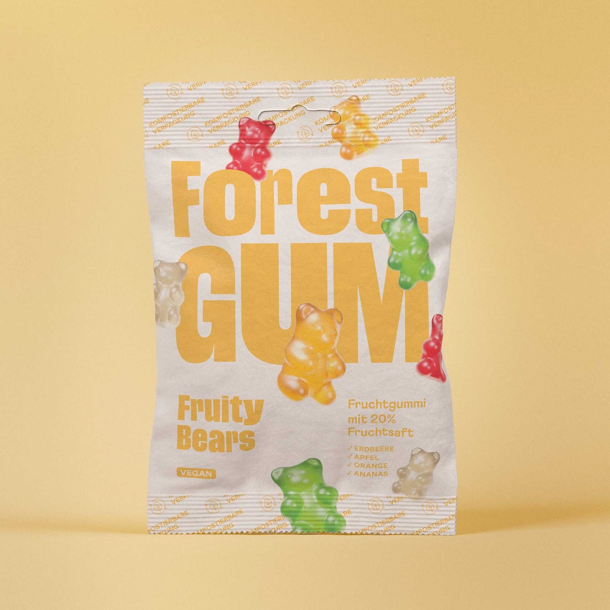 Villem Vegan Fruchtgummi Fruity Bears 12x Forest Gum