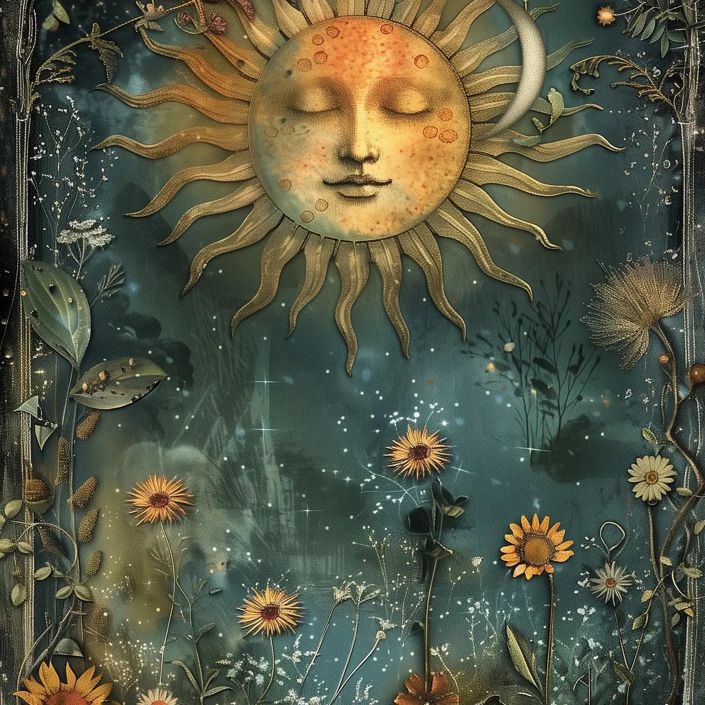 Villem Fairytale Woodland: Sun | Postkaart A6 Fripperies